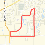 Dave's 3.5 mile run