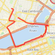 A 3.85 mi Run / Jog mapped on Wed Jun 05 2013