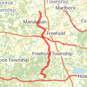 13 miles (moms to Yorktown)