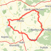 Prerov-Lipnik-BystricepH-Holesov-Troubky-Vlkos-Troubky-Citov-Prerov