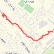 0.64mi walk on 6/7/13