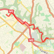 16km thru lane cove park