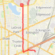 3.02 mi Run in Washington D.C. on Jun 8, 2013, 6:47 PM
