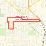 RainTree Park to Calhoun through Square out Jackson, Hill, Blakely, Putnam