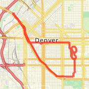 Cheesman Warmup Loops and Cherry Creek to Confluence Ride