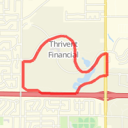 Thrivent - 3 mile trail loop