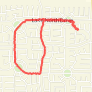2.30mi dog walk on 6/11/13