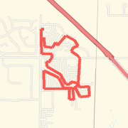 Intervals 5 mile route