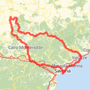 Savona - Varazze - Girini - S. Giulia - Todocco - Carretto - Altare - Savona