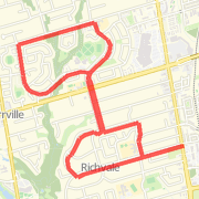 8 km route