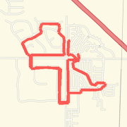 7 Mile run backward into other subdivisions