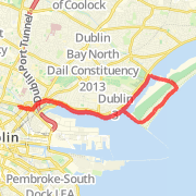 A 10.17 mi Run / Jog mapped on Thu May 16 2013