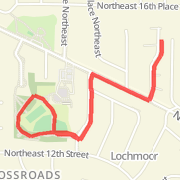 A 1.15 mi Walk - Dog Walk mapped on Fri Jun 14 2013