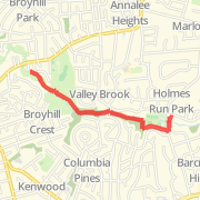 Holmes Run III Out &amp; Back