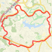 12.5 Mile run from LTF in Alpharetta