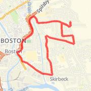 A 3.63 mi Run / Jog mapped on Sun Jun 16 2013