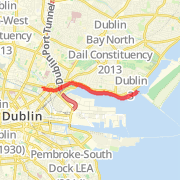 A 5.28 mi Run / Jog mapped on Sun Jun 16 2013