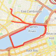 A 4.25 mi Run / Jog mapped on Sun Jun 16 2013