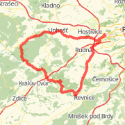 Bratronice/Nizbor/Beroun/Karlstejn easy route