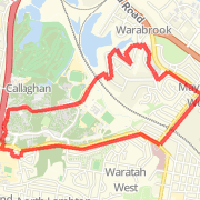 horrible warrabrook run - dont do it you'll get lost