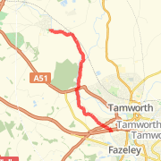 Whittington south on canal (4.75 miles)