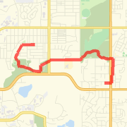 6mi run mapped on 09/19/2010