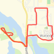 3-mile route from Lacamas Park (paved/hills)