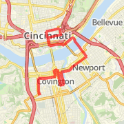 10 mile Fountain Square/NKY run.