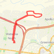A walk mapped on 09/23/2010