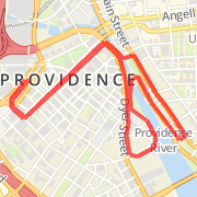 Monster Dash 5K Providence course