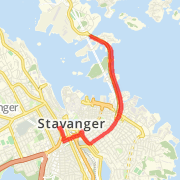 Stavanger bridges and islands
