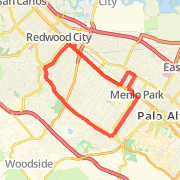 12-Mile Redwood City/Menlo Park Loop