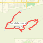 South Mountain parking to TV Towers