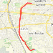 Kassel park morning route