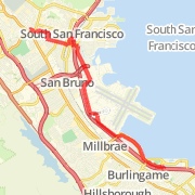 drive to burlingame, bike to ssf