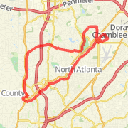A ride mapped on 10/07/2010