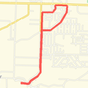 10/08/2010 4 Miler Route