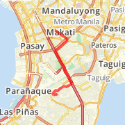 Merville to Ayala Run route image