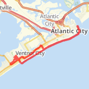 Uncle Roy's to Boardwalk, around Ventnor and AC and back