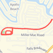 Park to Flamingo &amp; back (around park 1x &amp; track 1x)