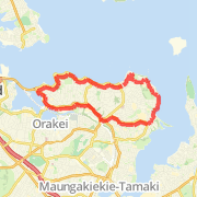 Woody 19k loop via Cliff, Riddell, West Tamaki,Kepa, Ngapipi Rd &amp; Tamaki Dr