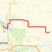 8-Mile Route from Lacamas Park (O/B) 