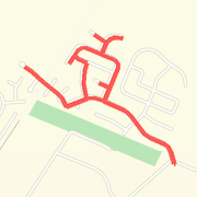 A walk mapped on 10/19/2010