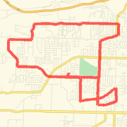 Soaring Wings Half-Marathon Run route image
