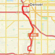 Englewood pnr to Auraria Campus LRT via Platte River