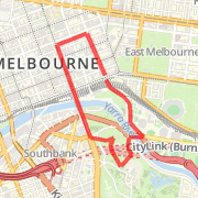A run mapped on 27/10/2010