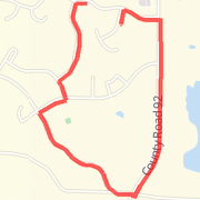 My house to Hunters Road and by B&amp;S's house