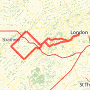 First CRC to Strathroy, southwest loop, back the same way
