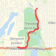 5k run in Theodore Wirth 