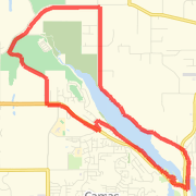 9.5 Mile Route from Lacamas Park